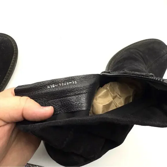 Pedro Garcia Kana Black Stetch Suede Bootie Low Shaft EU 39 - Picture 8 of 11